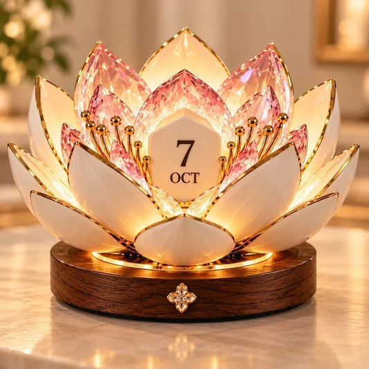 Petalune™ Blühender Dauerkalender | Automatische Blüte & warmes Ambientelicht
