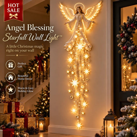 Celestara™ Engel-Weihnachtsleuchte | Warmes Sternenlicht & festliche Wohlfühlatmosphäre