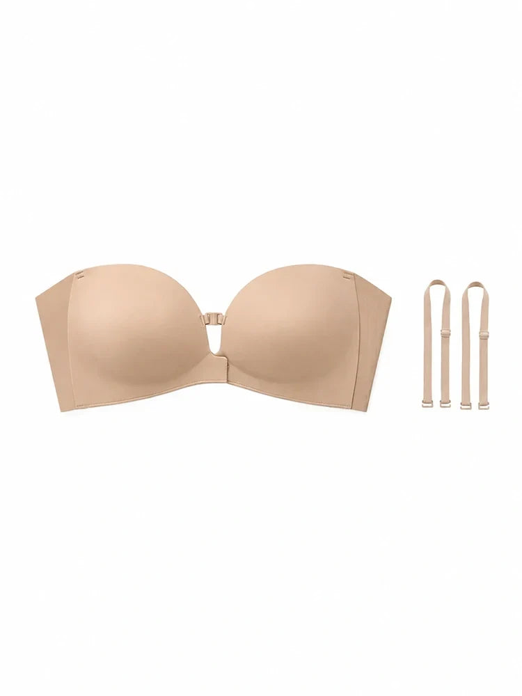 Strapelle™ Trägerloser Push-up-BH ohne Bügel – Rutschfester Halt & nahtloser Look