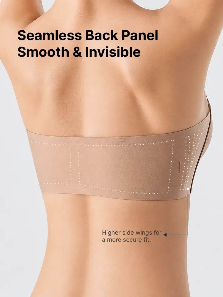 Strapelle™ Trägerloser Push-up-BH ohne Bügel – Rutschfester Halt & nahtloser Look