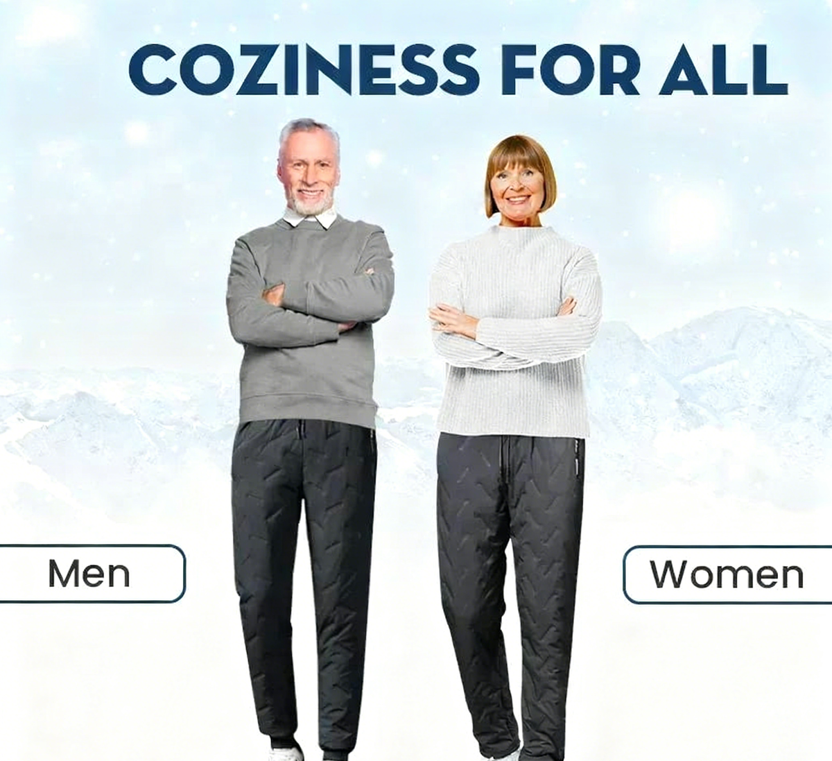 WinterPolster™ Wasserabweisende Thermohose mit Fleecefutter